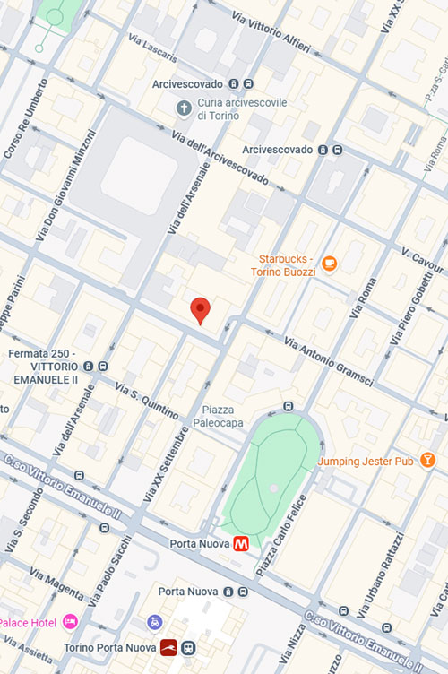 mappa studio piemontese commercialista Torino
